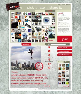 Bild: Mitteilung zum Launch von rateful, der neuen "Lifestyle Community"