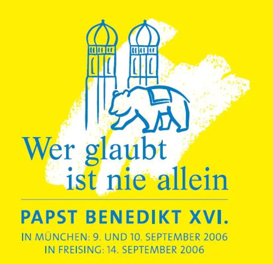 Winktuch zum Besuch von Papst Benedikt XVI.