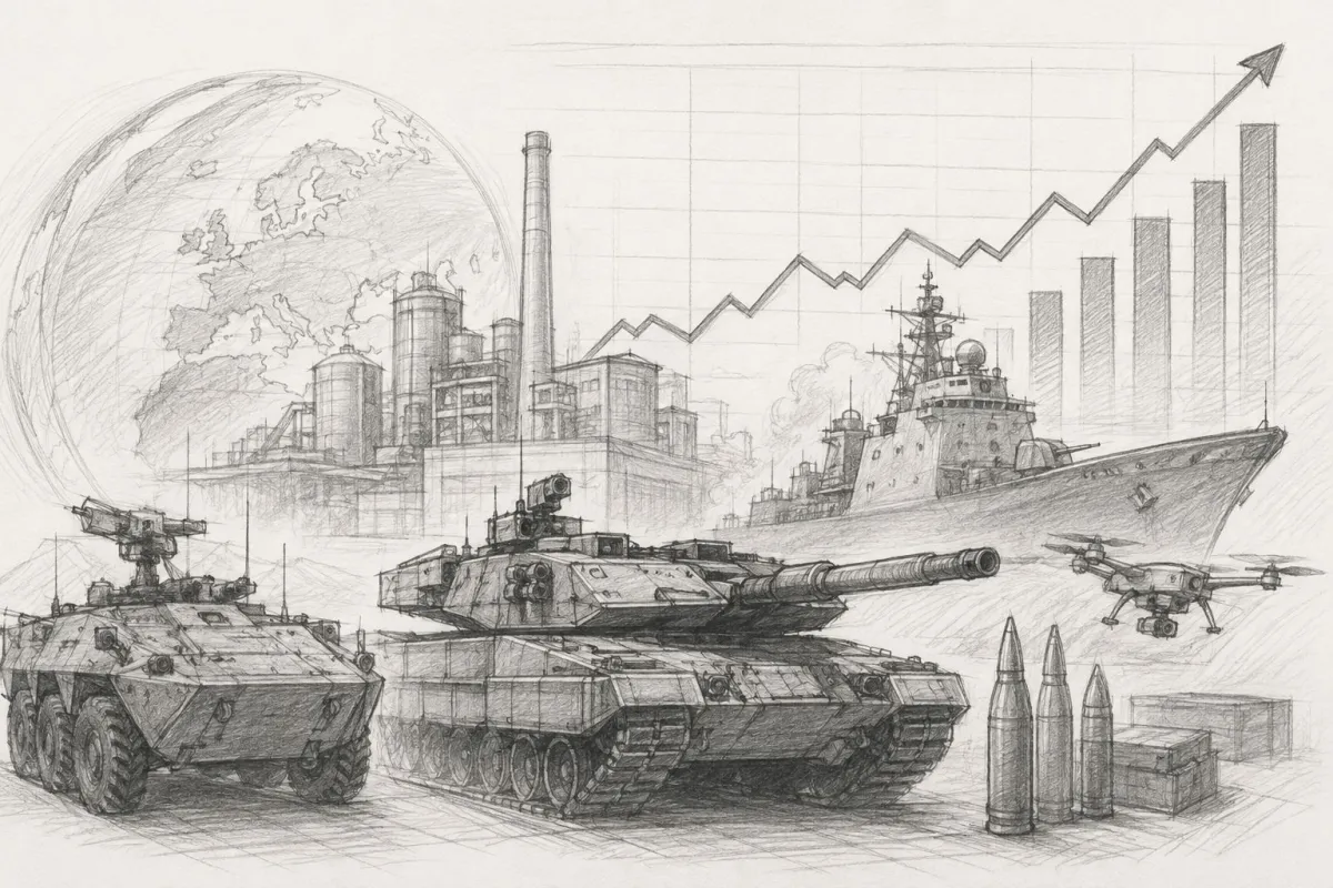 Rheinmetall wächst zum europäischen Systemanbieter für Land, Luft, See und digitale Verteidigung. (© SQUAREVEST AG)