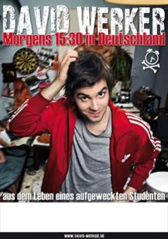 David Werker ist einer von 5 Comedians, die in der 34. Bünder ComedyNight für Lachmuskel-Kater sorgen.