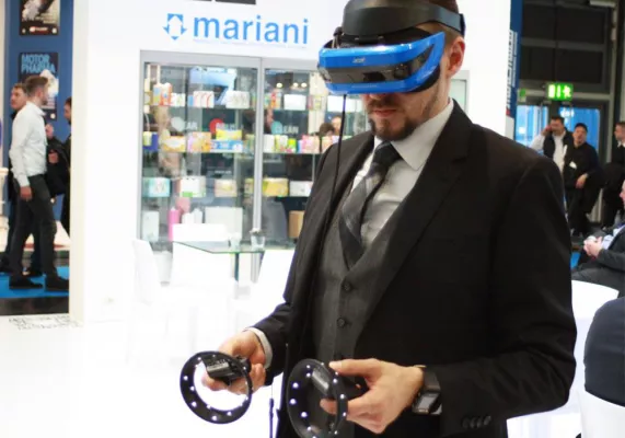 Bild: Virtual Reality auf der PPMA Show 2018