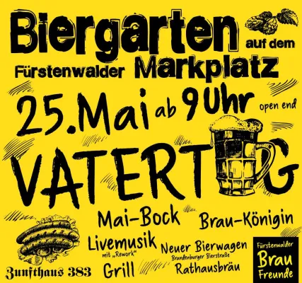 Bild: Vatertag mit Krönung der Brau-Königin in Fürstenwalde