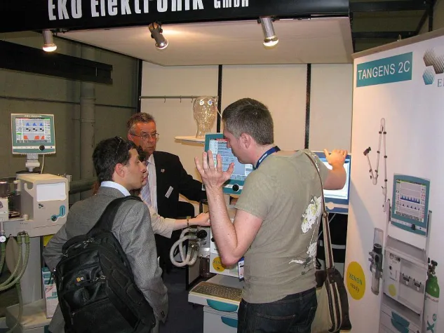 Bild: EKU Elektronik präsentiert TRIGOdis auf Euroanaesthesia 2009