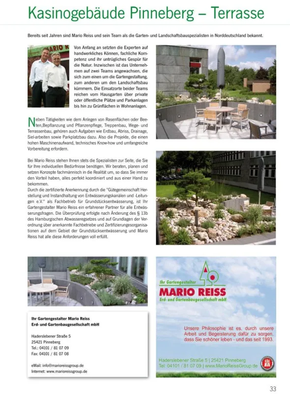 Kasinogebäude Pinneberg ? Terrasse