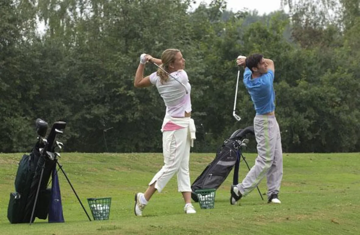 VcG Abschlag auf der Driving Range