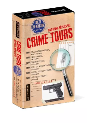 Bild: Auf Verbrecherjagd durch Europa: Das Krimi-Rätselspiel „Crime Tours – Akte Hexagon“ ist erschienen