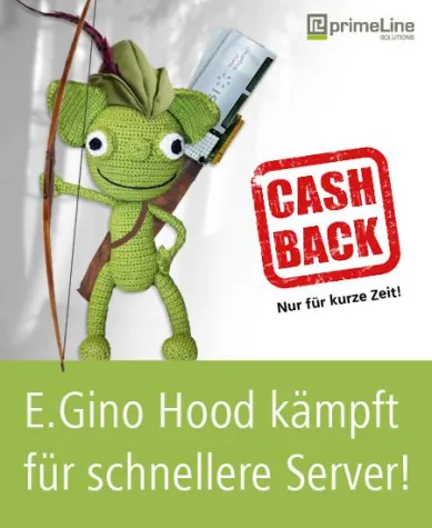 Bild: E. Gino Hood kämpft für schnellere Server – Cashback Aktion bis zum 30.06.2013