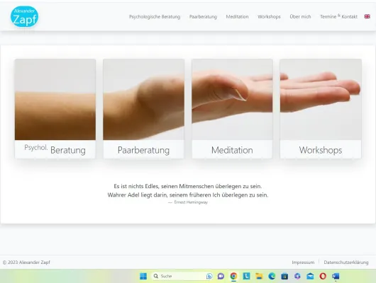 Bild: Psychologische Beratung, Paarberatung, Coaching und Meditation auch online möglich