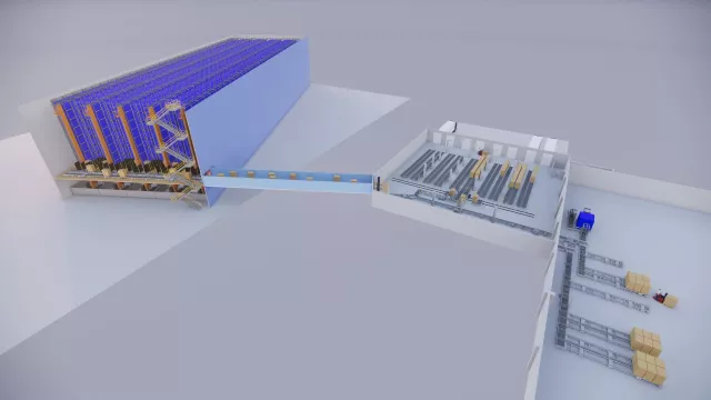 Bild: Dematic automatisiert neues Lager für Mineralwasserabfüller Vöslauer