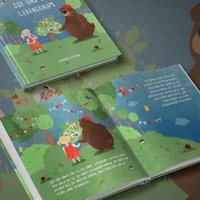 Bild: Personalisiertes Kinderbuch als Geschenk für besondere Anlässe