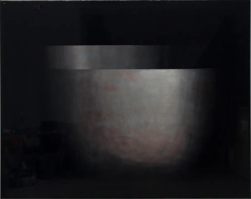 Norbert Frensch, D3-19, 2019, Öl, Dammar und Acryl auf Leinwand, 190 x 240 cm, ©Norbert Frensch