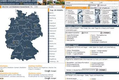 Bild: Stadtauskunft.com - Kennt Deutschland wie die eigene Westentasche