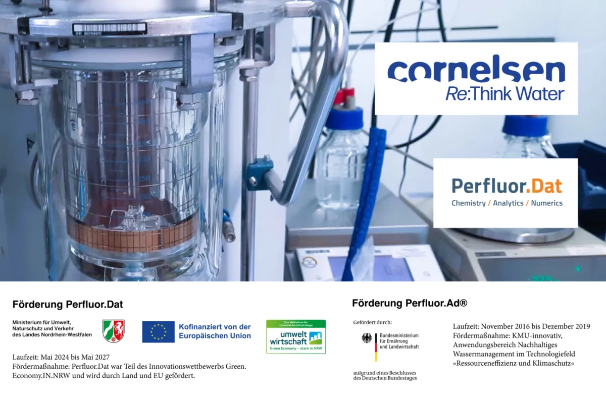 Aufbereitungstechnologie PerfluorAd® - PFAS kostengünstig und effektiv etfernen (© Fraunhofer UMSICHT)