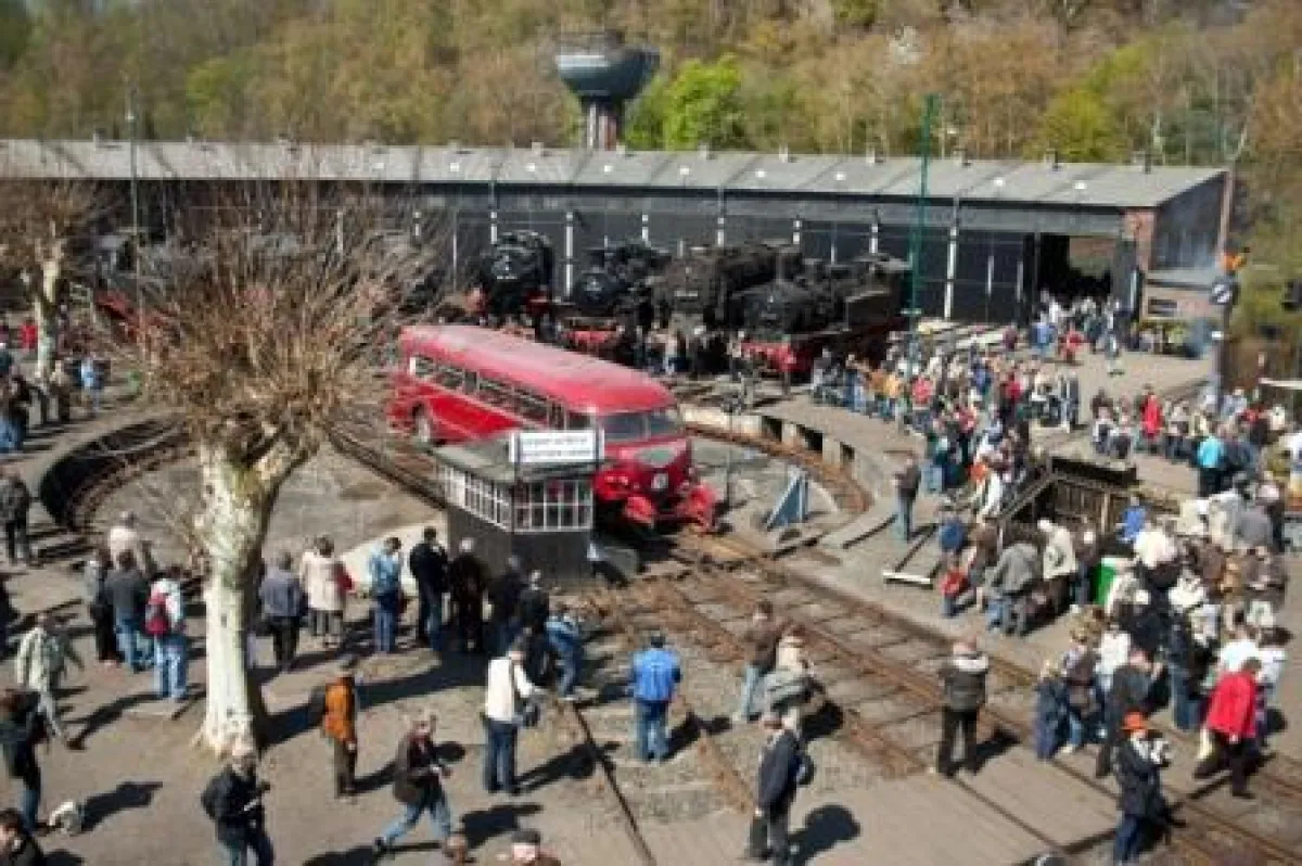 Dampfbetrieb im Eisenbahnmuseum Bochum-Dahlhausen