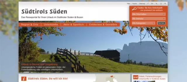 Bild: Neues Reiseportal vivo Südtirols Süden ist online