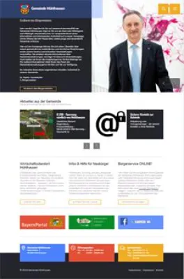 Bild: Gemeinde Mühlhausen startet mit neuer Website