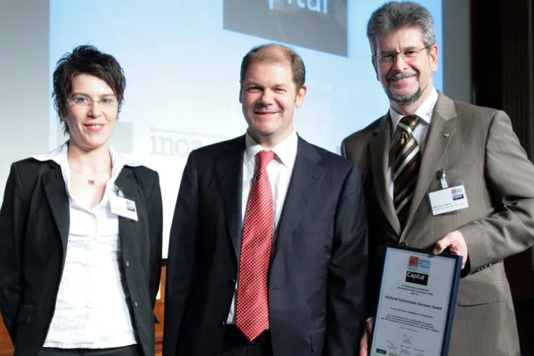 National Instruments wieder unter den besten Arbeitgebern Deutschlands Bild: National Instruments wieder unter den besten Arbeitgebern Deutschlands