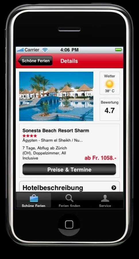 Die neue iPhone-App von TravelTainment und Pixell