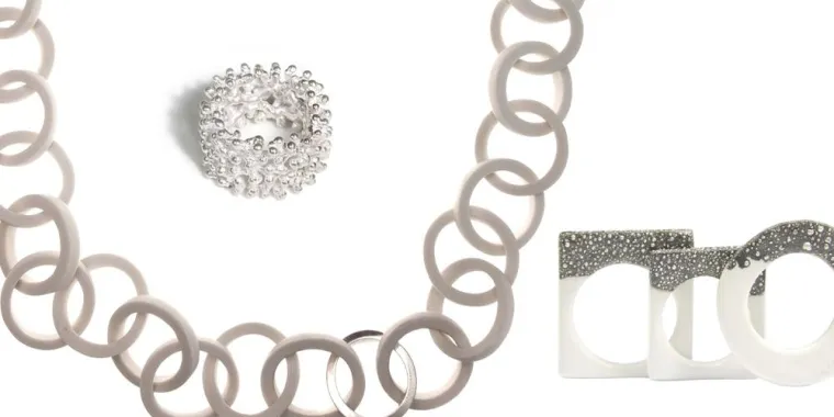 Bild: WEISS - GOLD - PORZELLAN - WHITE - GOLD - PORCELAIN