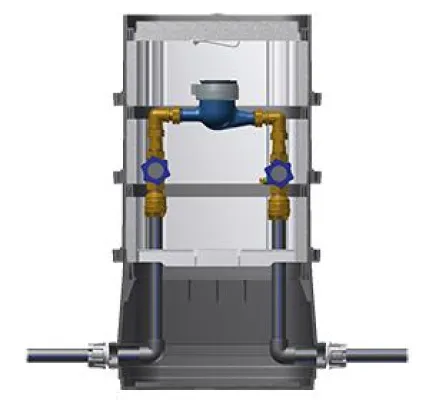 Bild: Innovativ und überzeugend anders: Der neue BEULCO Wasserzählerschacht