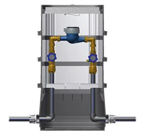 Bild: Innovativ und überzeugend anders: Der neue BEULCO Wasserzählerschacht
