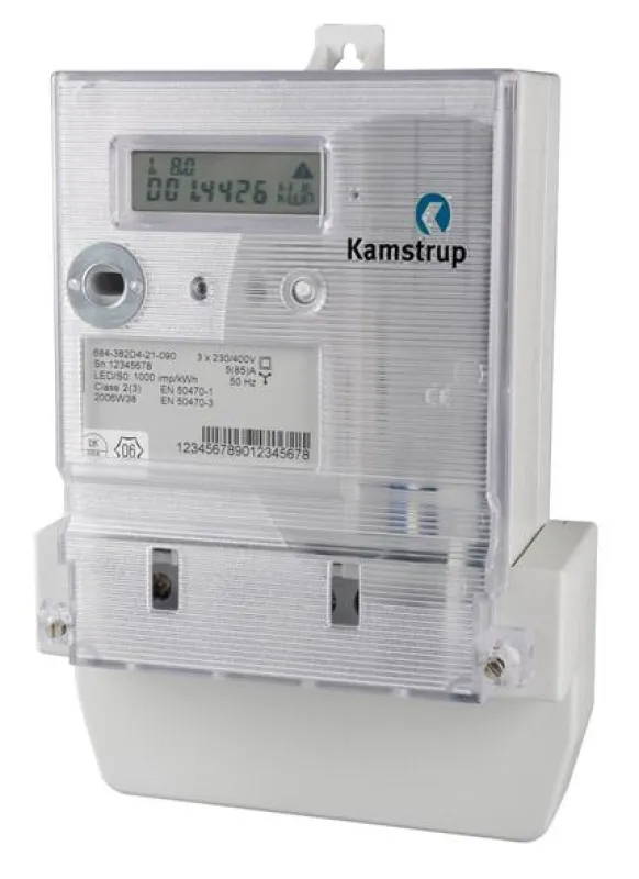 Der Smart Meter von Kamstrup mit dem grünen Unterschied: einem Eigenenergieverbrauch von nur 0,6W
