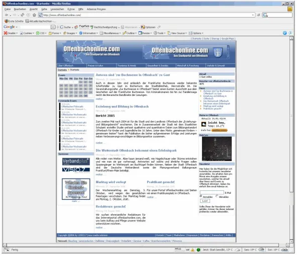 VISIO.7 launcht das Regionalportal ‚offenbachonline.com’ Bild: VISIO.7 launcht das Regionalportal ‚offenbachonline.com’