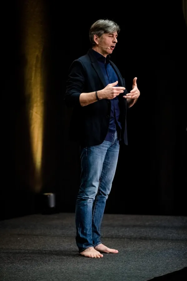 Ulrich Zimmermann beim Weltrekord Speaker Slam in München