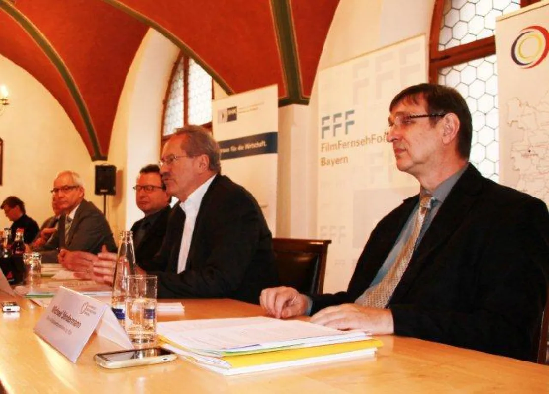 Peter Kammerer, Prof. Dr. Klaus Schäfer, Christian Ude, Michael Söndermann (v.l.n.r.)