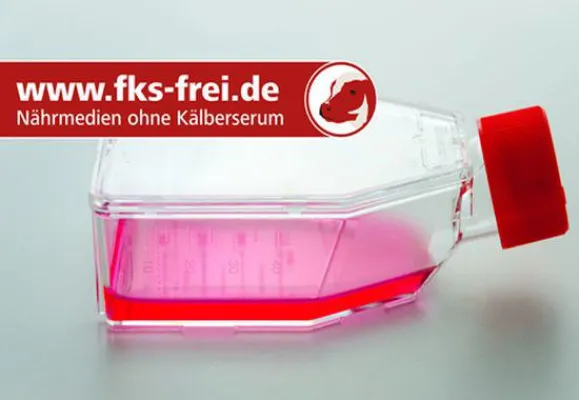 Bild: Nahrung für Zellkulturen - Fetales Kälberserum für millionenfaches Tierleid verantwortlich