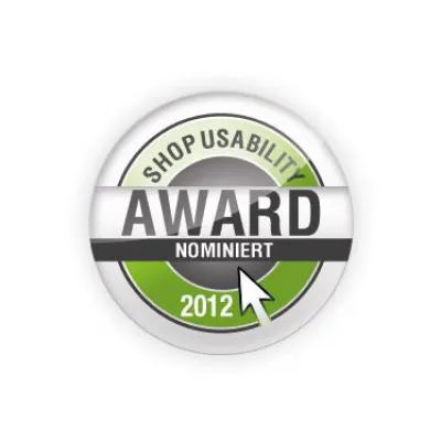 Bild: designseller für Shop Usability Award 2012 nominiert