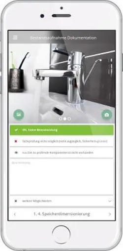 Bild: Digitaler Assistent für Trinkwassergutachten