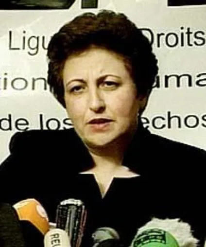 Bild: Iran - Friedensnobelpreisträgerin Shirin Ebadi im Visier des iranischen Regimes