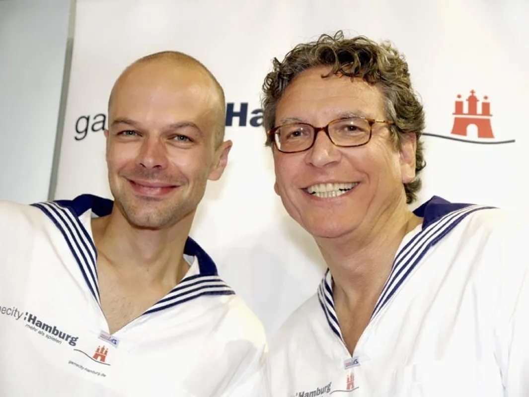 Projektleiter gamecity:Hamburg - v.l. Achim Quinke, Stefan Klein