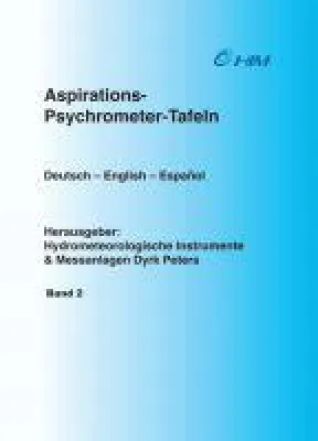 Bild: Tafeln zum Sättigungsdampfdruck über Eis und Wasser -2. Band des Fachbuchs rund um Hydrometeorologie
