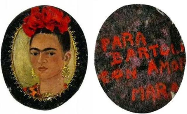 Bild: Frida und Jose Bartoli: Endlich in der Frida Kahlo Ausstellung wiedervereint