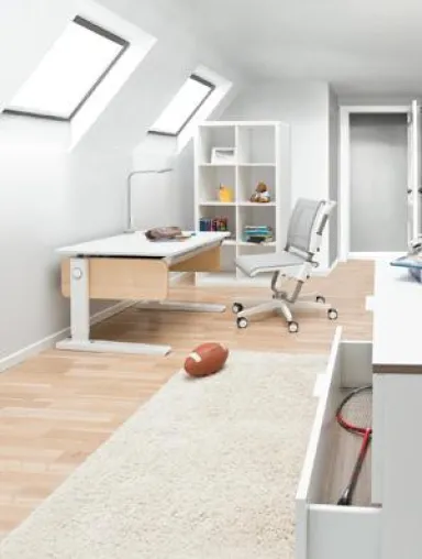Bild: Große Ideen für kleine Kinderzimmer: Der neue Schreibtisch Champion Compact von moll