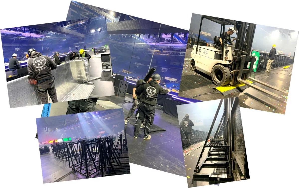 LOCO Veranstaltungsservice GmbH Stagehand Stuttgart Eventhelfer Eventpersonal Absperrgitter Leonberg