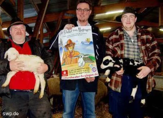 Bild: "Der Schäfer von Hayingen" heißt das Stück, das in diesem Jahr im Hayinger Naturtheater gespielt wird
