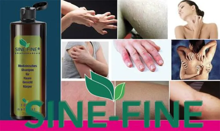 Bild: Medizinisches Shampoo gegen Hauterkrankungen. 100% biologisch