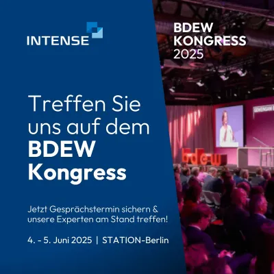 Bild: INTENSE zeigt beim BDEW-Kongress 2025 innovative Lösungen für aktuelle Herausforderungen der Energiebranche