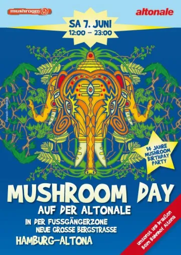 14 Jahre in Trance - mushroom magazine feiert Geburtstag mit dem mushroom day open air Bild: 14 Jahre in Trance - mushroom magazine feiert Geburtstag mit dem mushroom day open air
