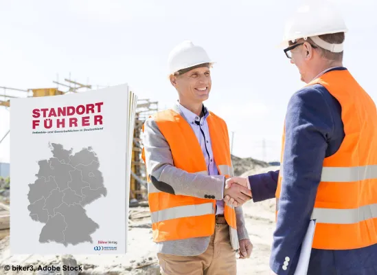 Bild: Standortführer: Das Verzeichnis freier Gewerbeflächen in Deutschland