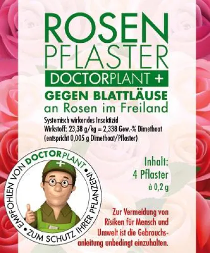 Bild: Effektives Mittel gegen Blattläuse an Rosen – das Rosenpflaster