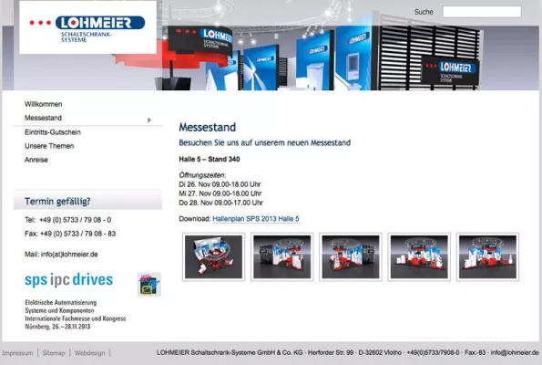 Bild: LOHMEIER präsentierte auf der SPS IPC Drives