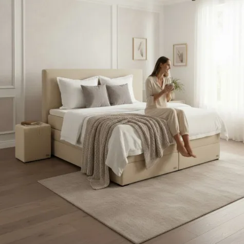 WELCON stellt das ROCKSTAR® Boxspringbett vollständig auf 7-Zonen-Matratzen um Bild: WELCON stellt das ROCKSTAR® Boxspringbett vollständig auf 7-Zonen-Matratzen um