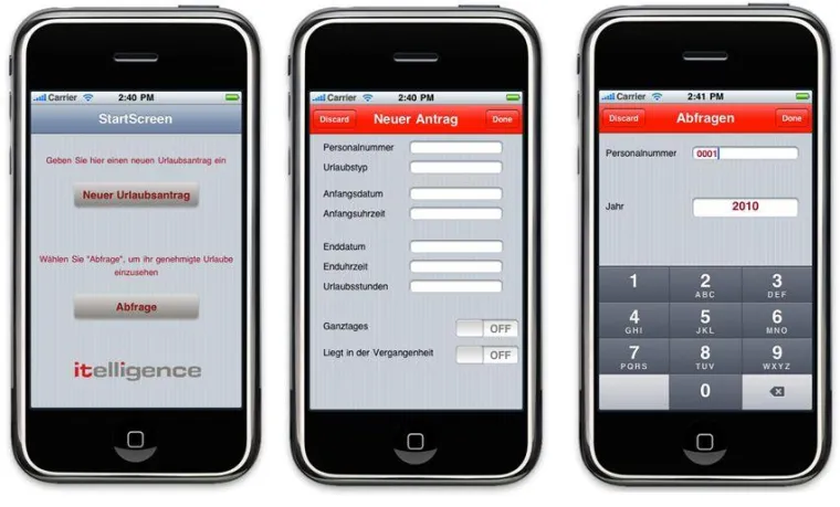 Mittelstand profitiert jetzt von „Mobile Connectivity“ durch itelligence: SAP auf dem iPhone Bild: Mittelstand profitiert jetzt von „Mobile Connectivity“ durch itelligence: SAP auf dem iPhone