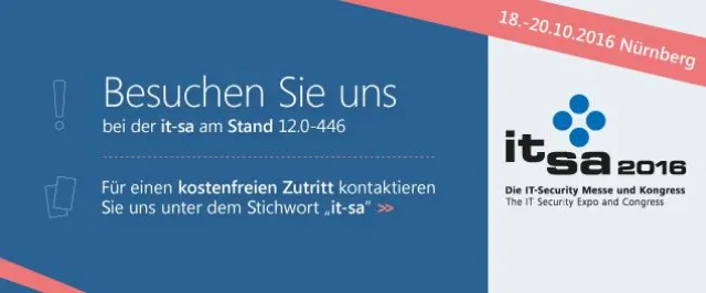 Bild: Infotecs präsentiert IT-Sicherheitslösungen für KRITIS auf der it-sa 2016