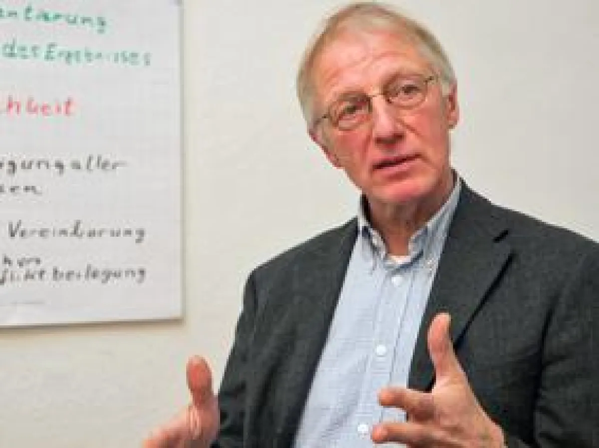 Rudolf Hülsken im Interview zur Doppelmoderation mit Monika Bernschütz