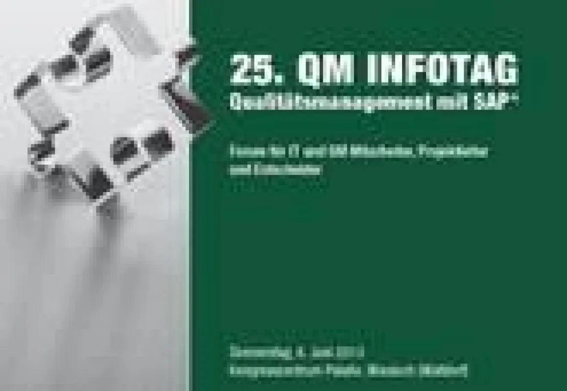 Agenda 25. QM-Infotag